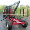 log trailer with crane ZM3004 sale for German